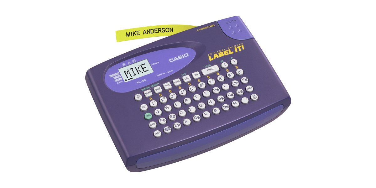 Casio EZ label printer kl-60-l 9mm tape cartridge – Yoghi