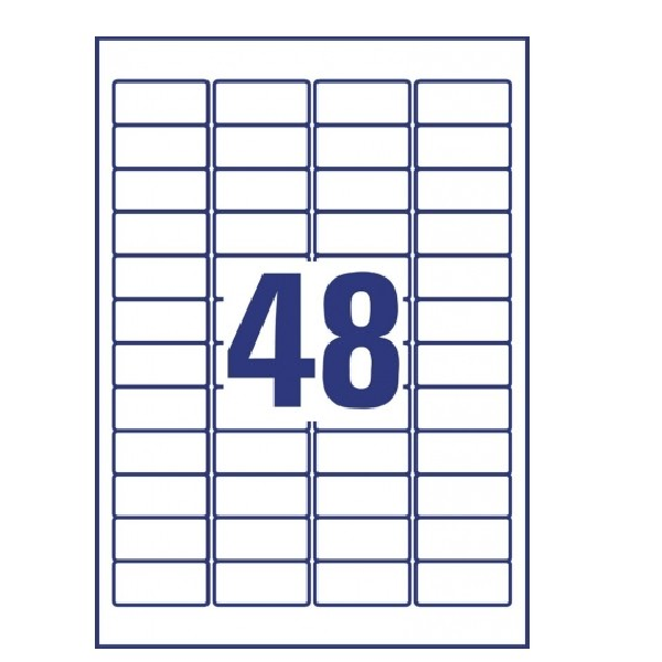 Avery Heavy Duty Labels , 384 Labels Per 8 Sheets.
