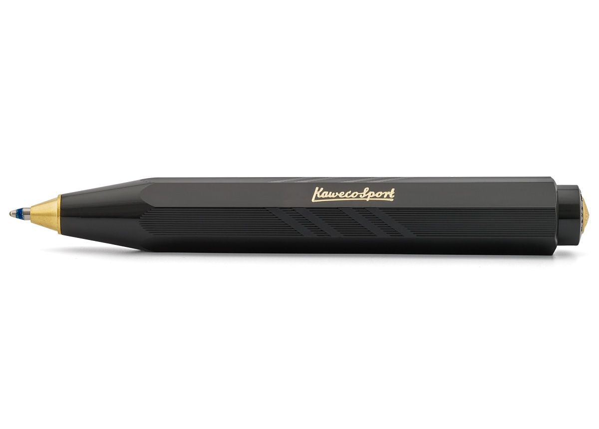 Kaweco Classic Sport Guilloche BP -Black , 1 mm , Ball Pen