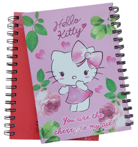 Class Character Spiral Hard Cover Note Book -A5 , 80 Sheets