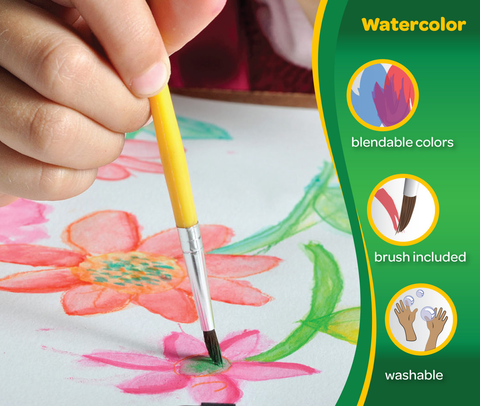 Crayola Washable Watercolors,16 Count 53-0655