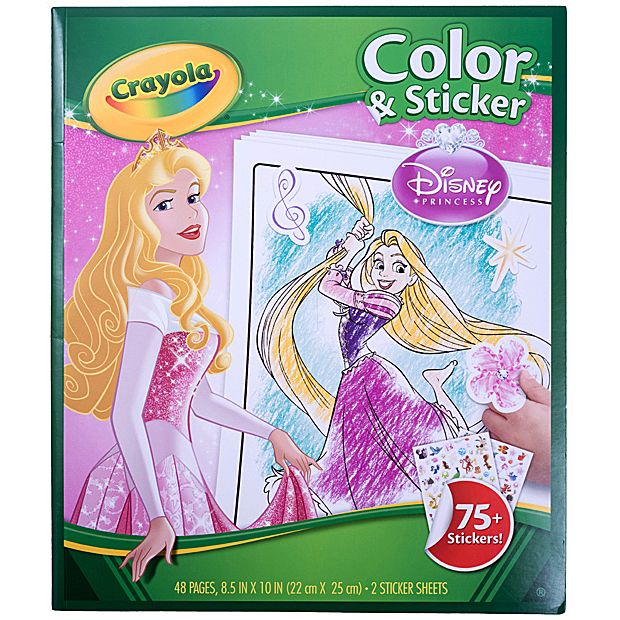 Crayola - Disney Princess Sticker Colour Book.