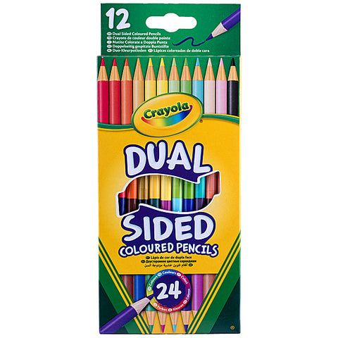 Crayola - 12 Dual Sided Coloured Pencils.