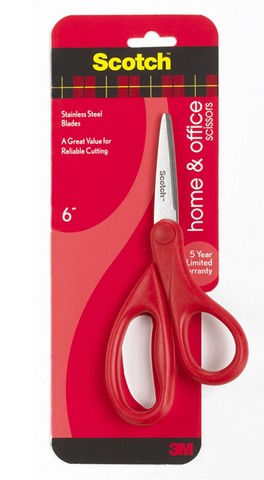 3M Scotch (TM) Home & Office Scissors -6''