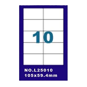 OGI STICKER LABEL 10 105X59.4 MM L25010 PKT-100