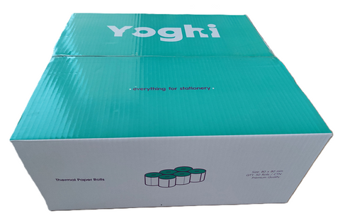 Yoghi Thermal Cash Roll -80 x 80 mm