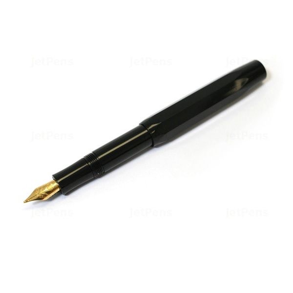 Kaweco CLASSIC SPORT Fountain Pen, Black, with Medium Nib (0.9 mm).