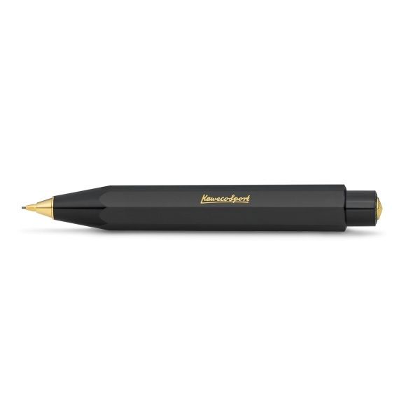 Kaweco CLASSIC SPORT Mechanical Pencil, Black (0.7 mm).