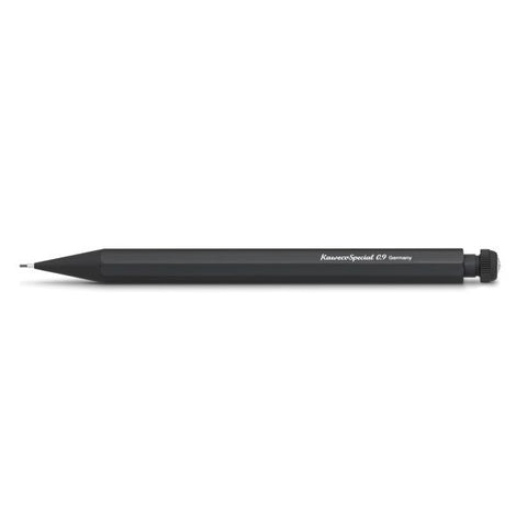 Kaweco SPECIAL Mechanical Pencil, 0.9 Black,, with eraser (0.9 mm).