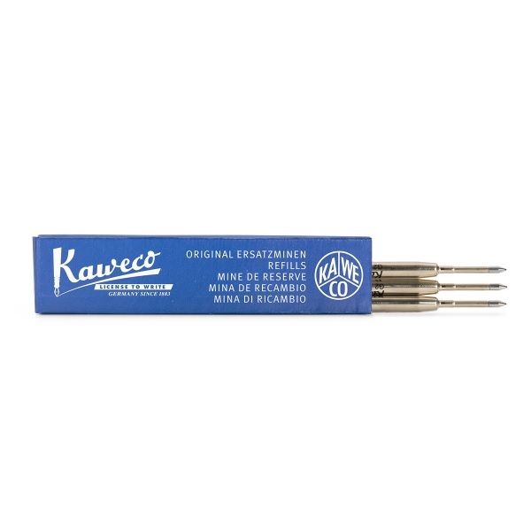 Kaweco G2 Ballpen, RExtra Fine Nibill Blue - 3 pcs (0.8 mm).