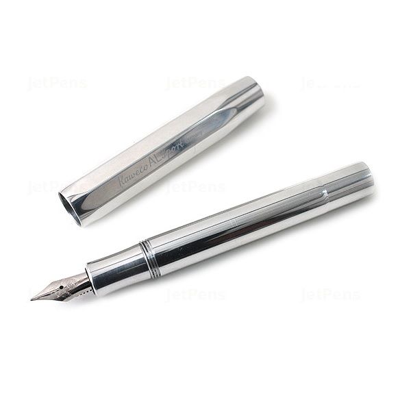 Kaweco AL SPORT Fountain Pen, Raw, with Medium Nib (0.9 mm).