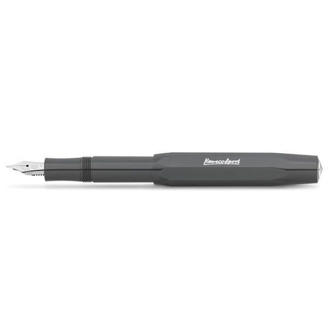 Kaweco SKYLINE SPORT Fountain Pen, Grey, with Fine Nib (0.7 mm).