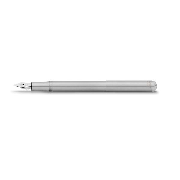 Kaweco LILIPUT Fountain Pen, Stainless Steel, with Medium Nib (0.9 mm).