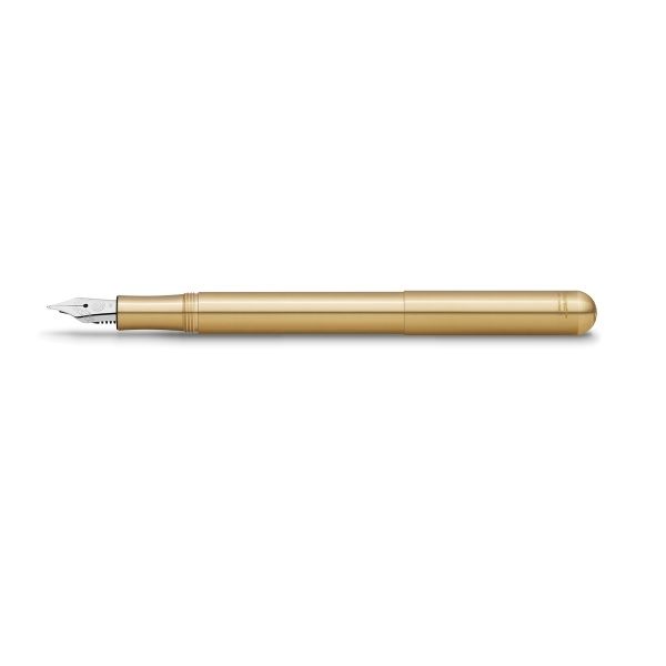 Kaweco LILIPUT Fountain Pen, Brass, with Fine Nib (0.7 mm).