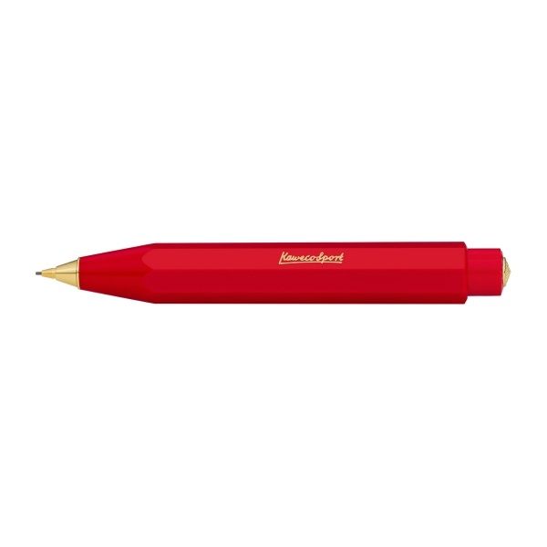 Kaweco CLASSIC SPORT Mechanical Pencil, Red (0.7 mm).