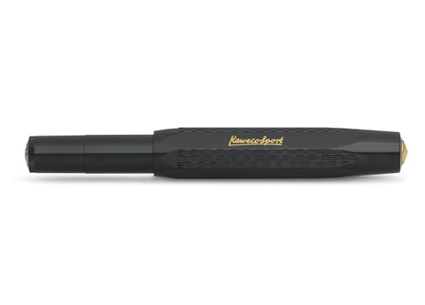 Kaweco CLASSIC SPORT Chess Fountain Pen, Black, with Fine Nib (0.7 mm)