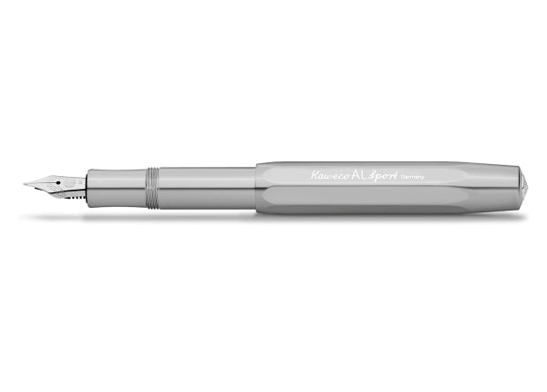 Kaweco AL SPORT Fountain Pen, Raw, with Medium Nib (0.9 mm)