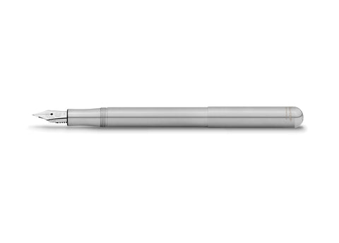 Kaweco LILIPUT Fountain Pen, Stainless Steel, with extra fine nib (0.5 mm)