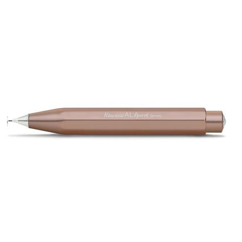 Kaweco AL SPORT Mechanical Pencil, RosÃ© Gold (0.7 mm).