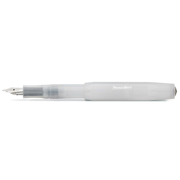 Kaweco FROSTED SPORT Fountain Pen, Natural Coconut, with Fine Nib (0.7 mm).