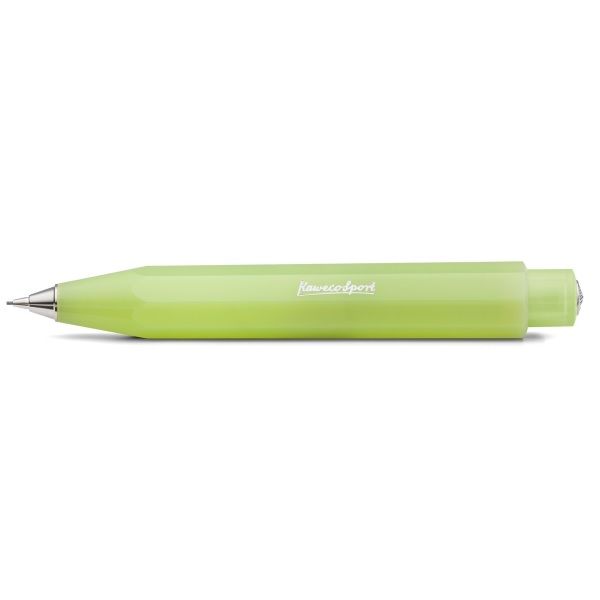 Kaweco FROSTED SPORT Mechanical Pencil, Fine Lime (0.7 mm).