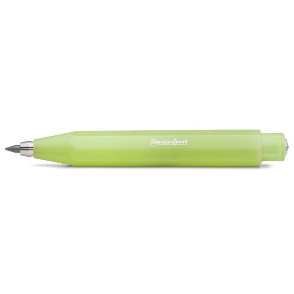 Kaweco FROSTED SPORT Clutch Pencil, Fine Lime (3.2 mm).