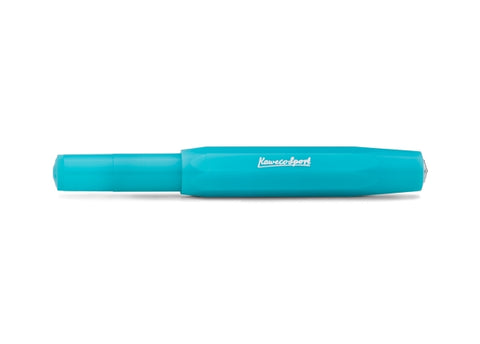 Kaweco FROSTED SPORT Fountain Pen, Light Blueberry, with Fine Nib (0.7 mm)