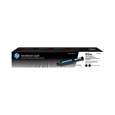 HP 103A Black Original Laser Toner W1103A SET-2PC