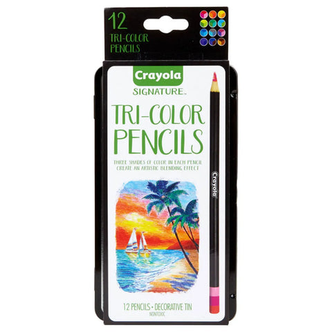 Crayola Tri-Color Pencils 12 68-2010