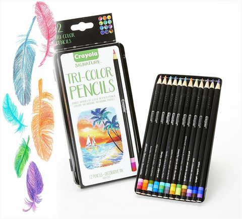 Crayola Tri-Color Pencils 12 68-2010