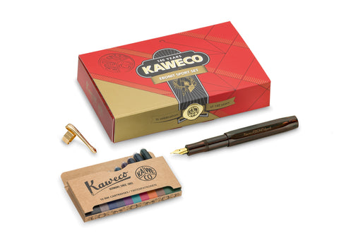 Kaweco EBONIT Sport Fountain Pen Set BB