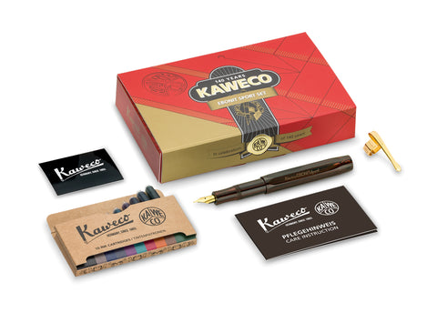 Kaweco EBONIT Sport Fountain Pen Set BB