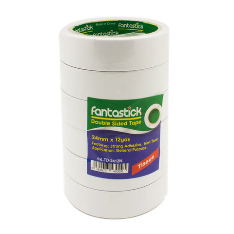 Fantastick Double sided tape 1"x 12 yards 2412N