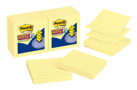 3M POST IT REFILLS FOR POP UP NOTE DISPENSER 3X3 (76 mm x 76 mm), 100 sheets/pad