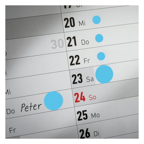 Avery Dot stickers Ø 18 mm, Blue, permanent 96 Labels 3005