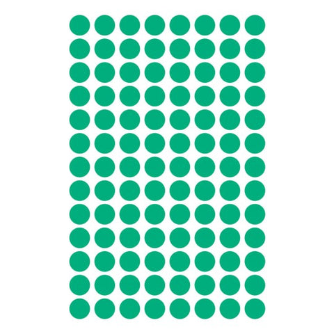 "Avery Dot stickers Ø 8 mm, green, permanent 416 Labels"