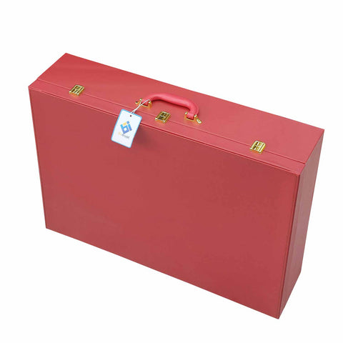 Bi-Trust Desk Set Leather Luxury Brown