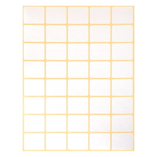 Avery Permanent Handwriting Labels-White , 1200 Labels ,W 22 mm x H 18 mm 3318
