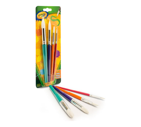 Crayola - 4 ct.Round Brush Set 05-3521