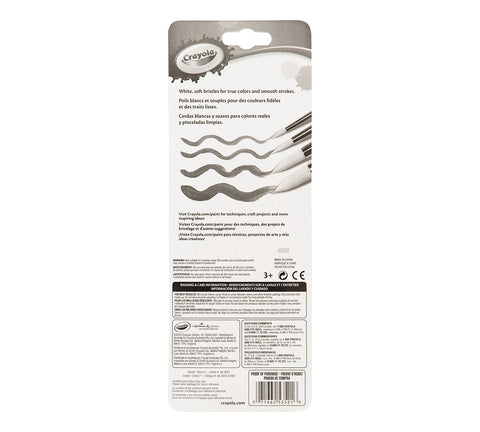 Crayola - 4 ct.Round Brush Set 05-3521