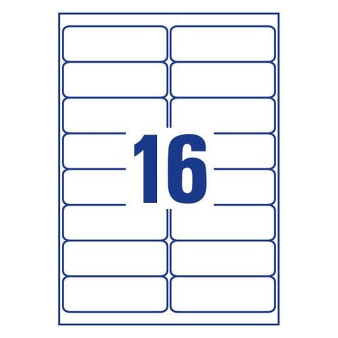 Avery Address Labels For DIN Long Envelopes-White ,640 Labels ,W 99.1 mm x H 33.9 mm L7162-40