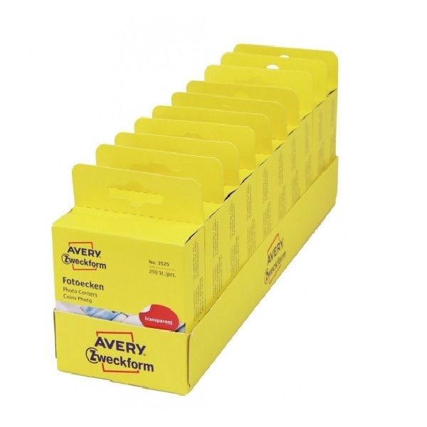 Avery Photo Corners, 250 Photo Corners Per 250 Pieces.