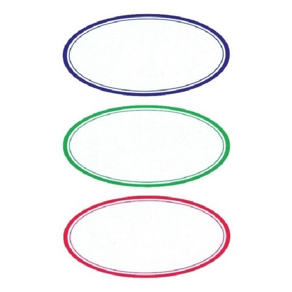 Avery Household Oval Frame Labels, 9 Labels Per 3 Pages.