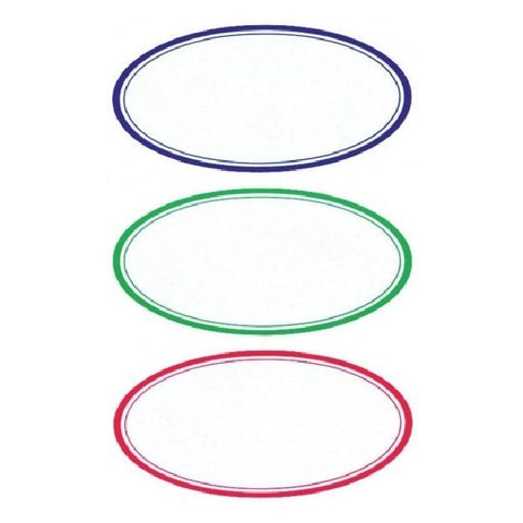 Avery Household Oval Frame Labels, 9 Labels Per 3 Pages.