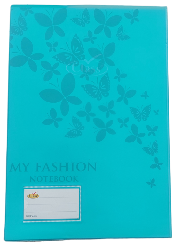 Class Note Book Semi Transparent 80 sheets A4 Ass Colours