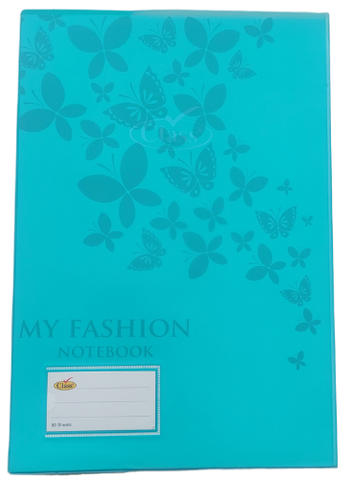 Class Note Book Semi Transparent 80 sheets A4 Ass Colours