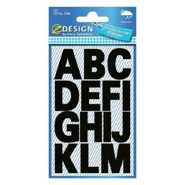 Avery Alphabet Stickers, 30 Labels Per 2 Pages.