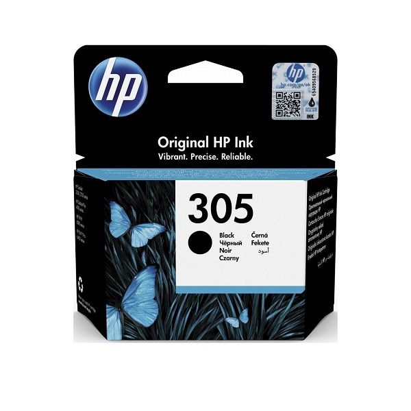 HP 305 Original Black Ink Cartridge.