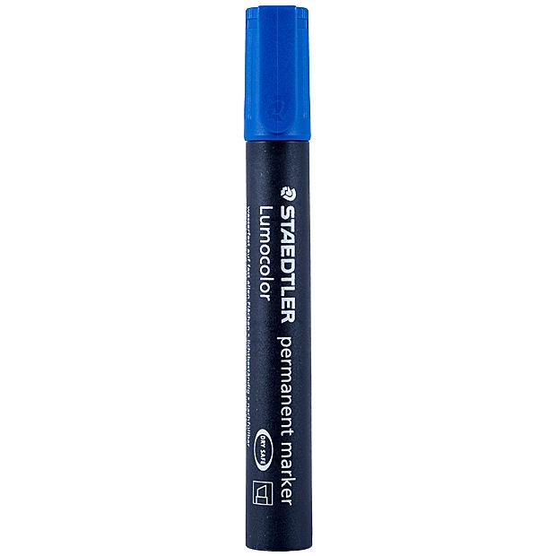 Staedtler - Lumocolor 350 Permanent Marker (Blue).