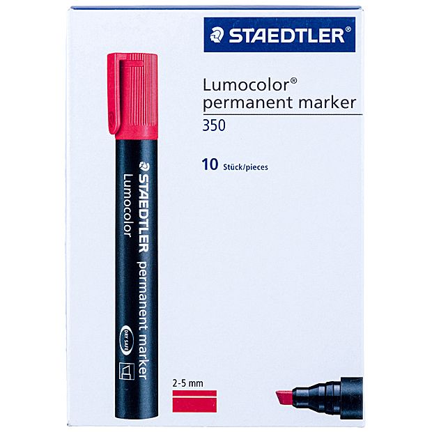 Staedtler - Lumocolor Permanent Marker (Red).